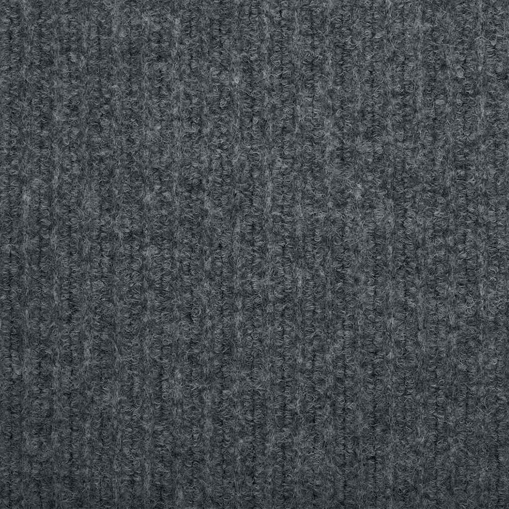 Carpet Runner Grey 80 x 500 cm Fabric