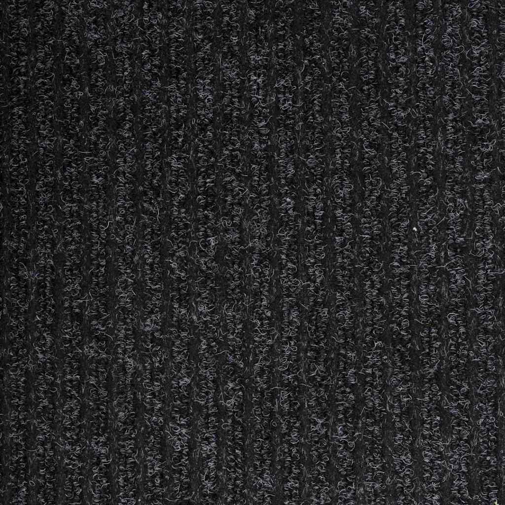 Carpet Runner Anthracite 80 x 200 cm Fabric