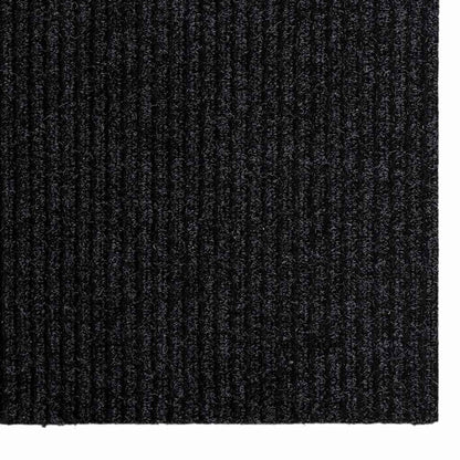 Carpet Runner Anthracite 80 x 250 cm Fabric