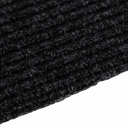 Carpet Runner Anthracite 80 x 400 cm Fabric