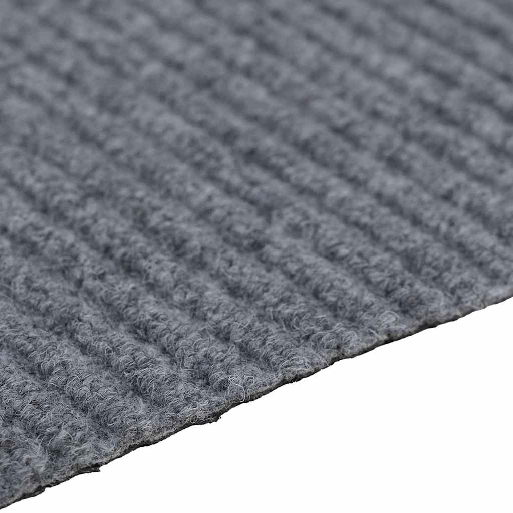 Carpet Runner Light Grey 80 x 400 cm Fabric
