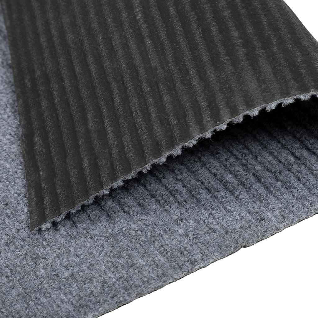 Carpet Runner Light Grey 100 x 200 cm Fabric
