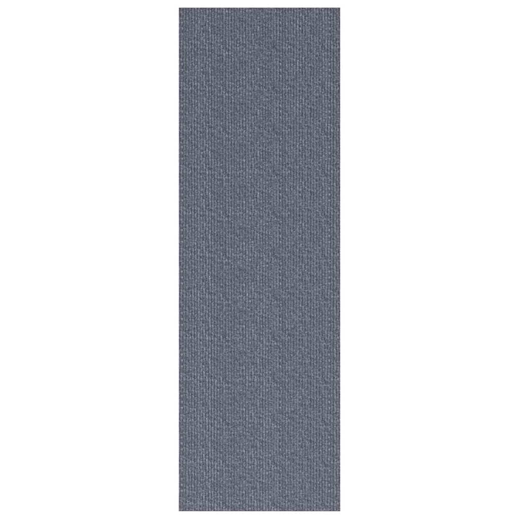 Carpet Runner Light Grey 100 x 250 cm Fabric