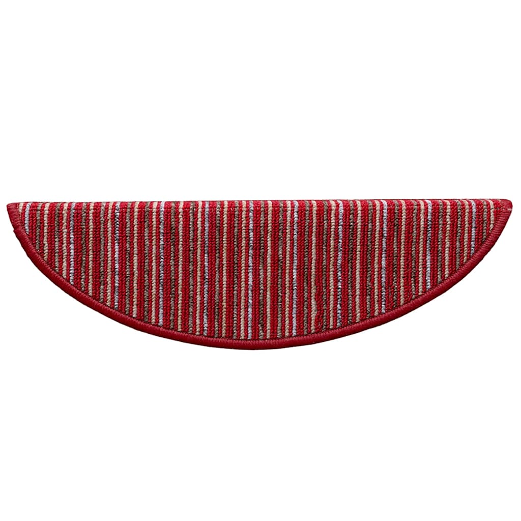 Self-adhesive Stair Mats 15 pcs Red 56 x 17 x 3 cm