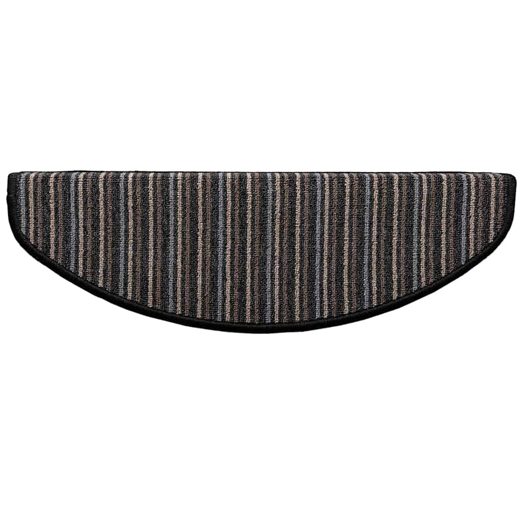 Self-adhesive Stair Mats 15 pcs Anthracite 65 x 21 x 4 cm