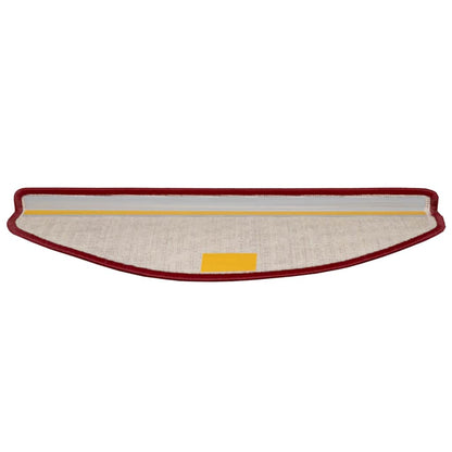 Self-adhesive Stair Mats 15 pcs Red 65 x 21 x 4 cm