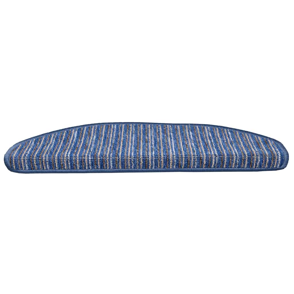 Self-adhesive Stair Mats 15 pcs Blue 65 x 21 x 4 cm