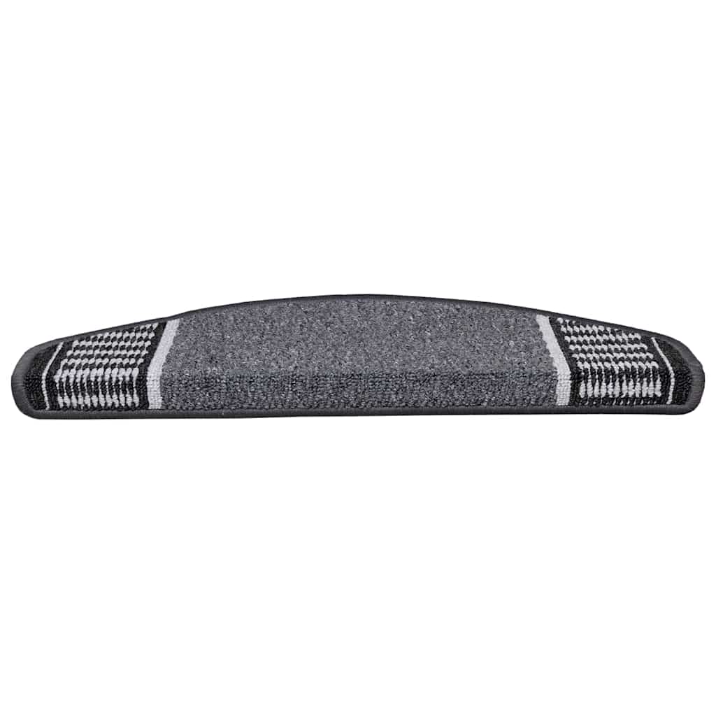 Self-adhesive Stair Mats 15 pcs Anthracite 65 x 21 x 4 cm