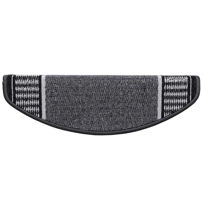 Self-adhesive Stair Mats 15 pcs Anthracite 65 x 21 x 4 cm