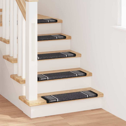 Self-adhesive Stair Mats 15 pcs 65 x 21 x 4 cm Non-Slip