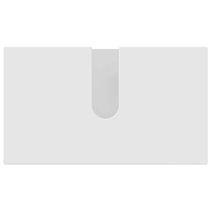 Bathroom Furniture Set 2 pcs White Engineered wood & Metal