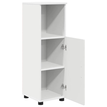 Bathroom Furniture Set 3 pcs White Engineered wood & Metal