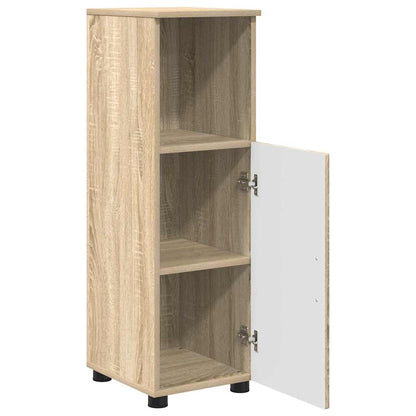Bathroom Furniture Set 3 pcs Sonoma Oak Engineered wood & Metal