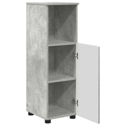 Bathroom Furniture Set 3 pcs Concrete grey Engineered wood
