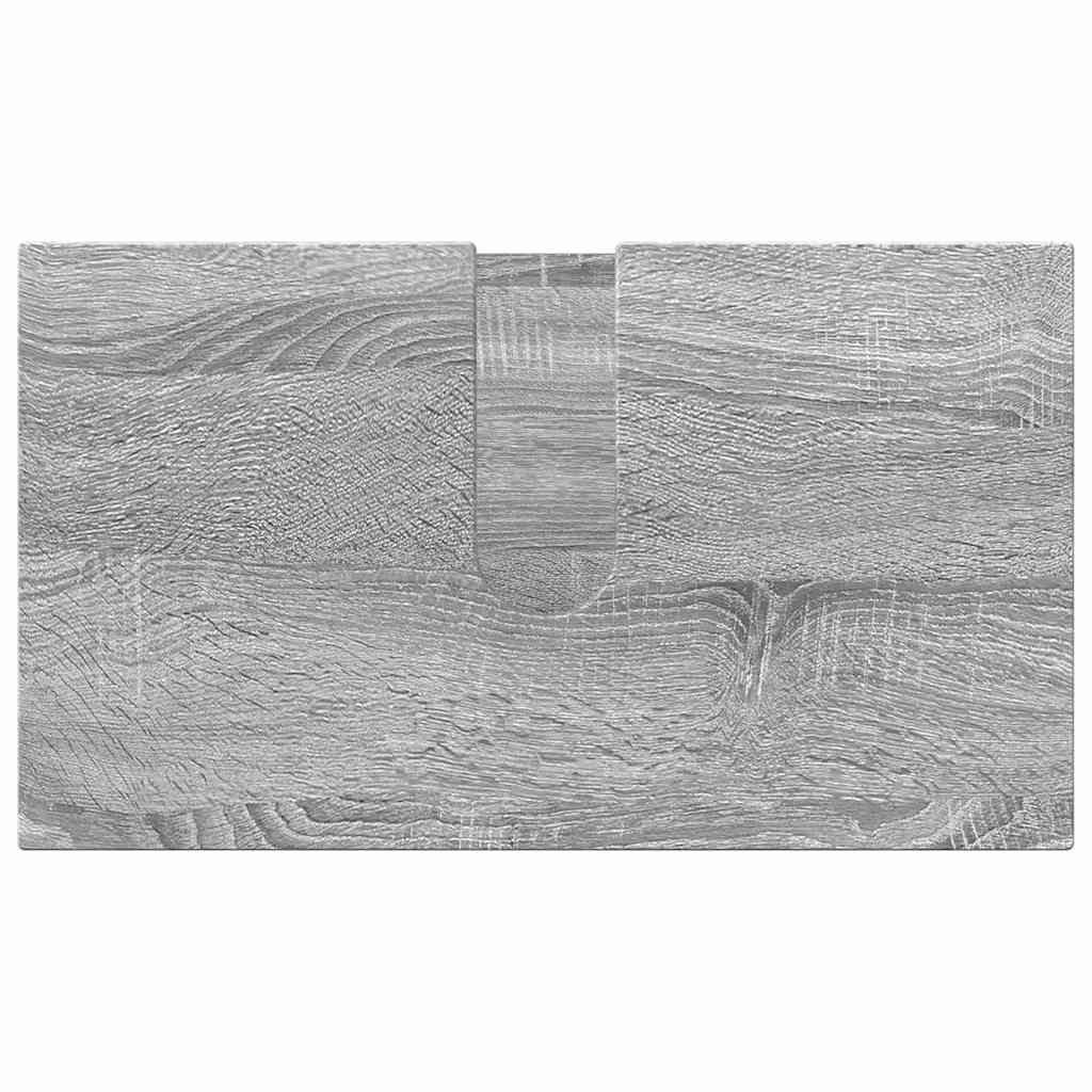 Bathroom Furniture Set 3 pcs Grey Sonoma 61 x 35 x 64 cm