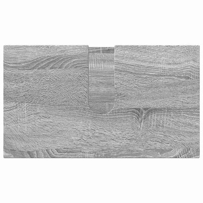 Bathroom Furniture Set 3 pcs Grey Sonoma 61 x 35 x 64 cm