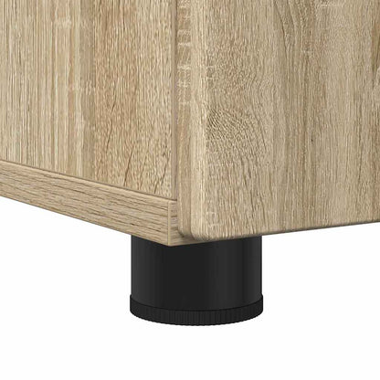 Bathroom Furniture Set 3 pcs Sonoma Oak Engineered wood & Metal