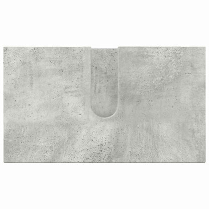 Bathroom Furniture Set with Drawer 3 pcs Concrete Grey