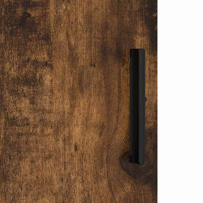 Bathroom Furniture Set 3 pcs Smoked Oak 61 x 35 x 64 cm