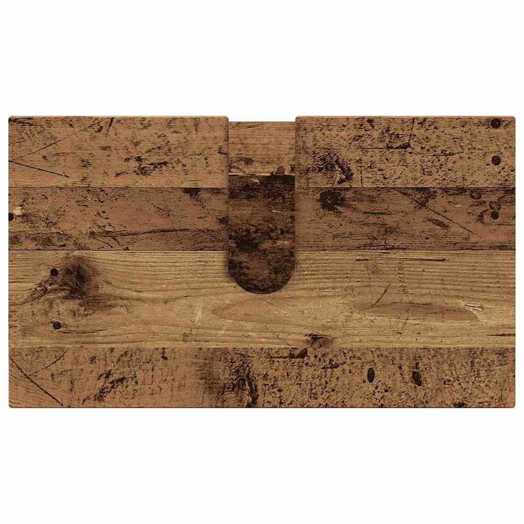 Bathroom Furniture Set 3 pcs Old Wood 61 x 35 x 64 cm