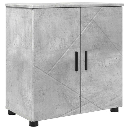 Bathroom Furniture Set Wall-mounted 4 pcs Concrete Grey