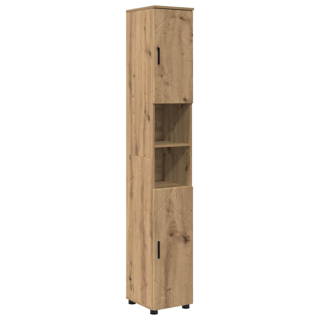 Bathroom Furniture Set 4 pcs Artisan Oak 61 x 35 x 64 cm