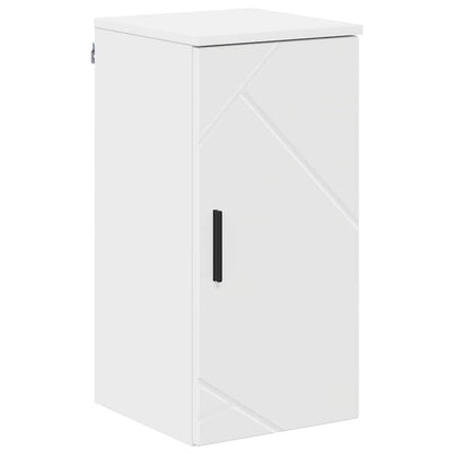 Bathroom Furniture Set 5 pcs White Engineered wood & Metal