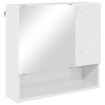 Bathroom Furniture Set Wall-mounted 5 pcs High Gloss White