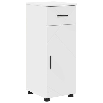 Bathroom Furniture Set 5 pcs White Engineered wood & Metal