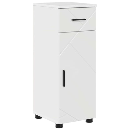 Bathroom Furniture Set with Drawer 5 pcs High Gloss White