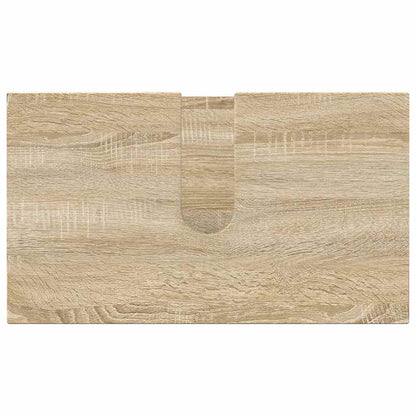 Bathroom Furniture Set 4 pcs Sonoma Oak Engineered wood & Metal