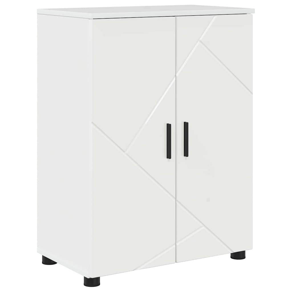 Bathroom Furniture Set Wall-mounted 4 pcs High Gloss White