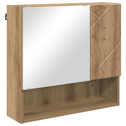 Bathroom Furniture Set 4 pcs Artisan Oak 61 x 35 x 64 cm