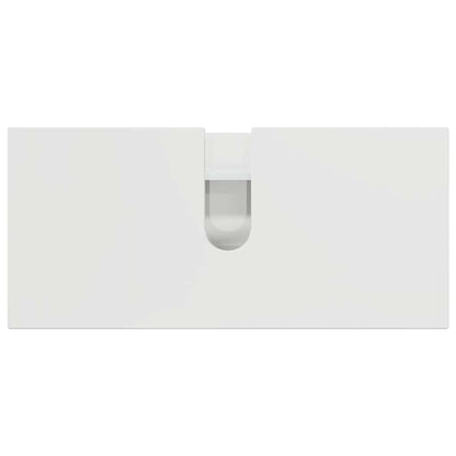 Bathroom Furniture Set with Drawer 2 pcs High Gloss White
