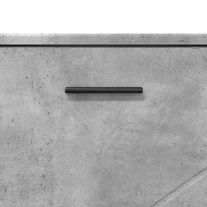 Bathroom Furniture Set with Drawer 3 pcs Concrete Grey