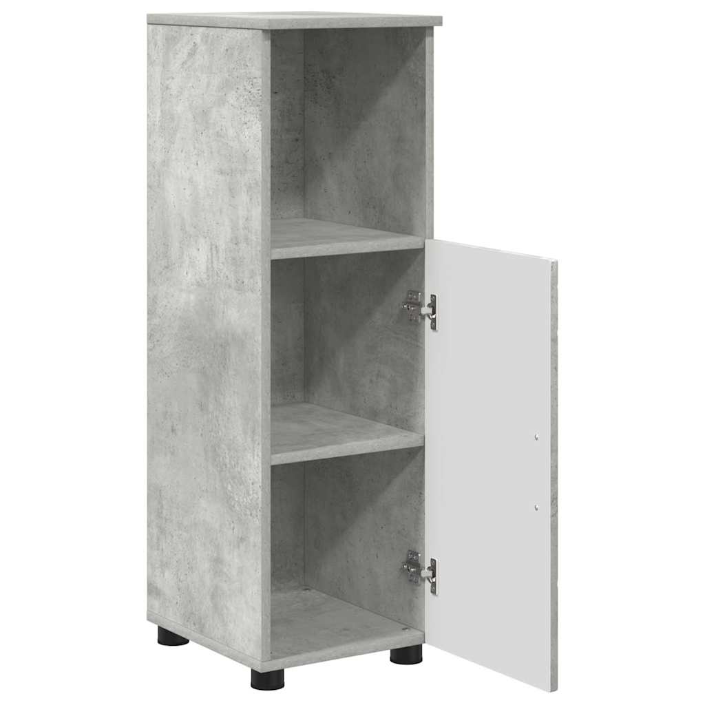 Bathroom Furniture Set with Drawer 3 pcs Concrete Grey