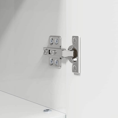 Bathroom Furniture Set with Drawer 3 pcs High Gloss White
