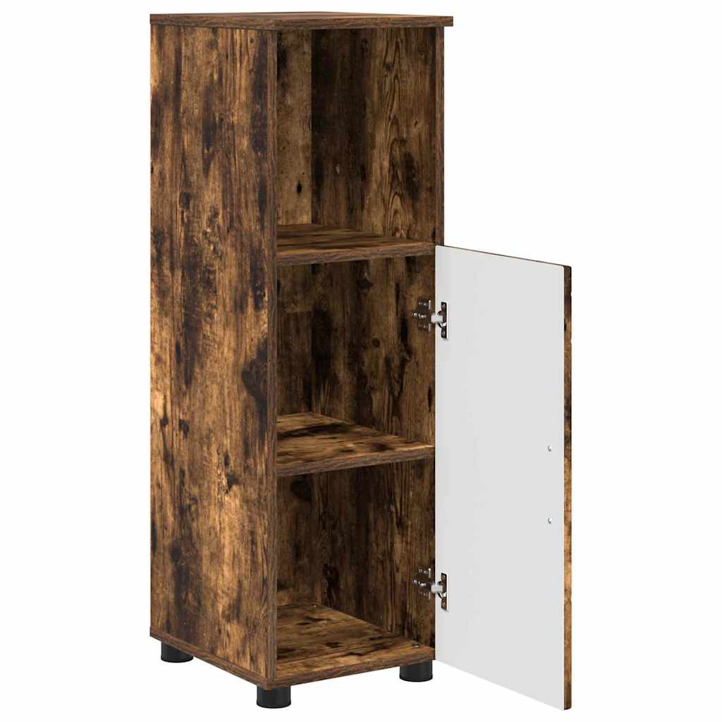Bathroom Furniture Set 3 pcs Smoked Oak