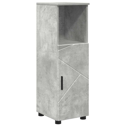 Bathroom Furniture Set with Drawer 5 pcs Concrete Grey