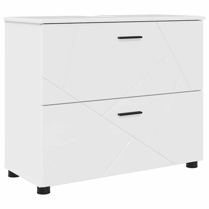 Bathroom Furniture Set 5 pcs High Gloss White