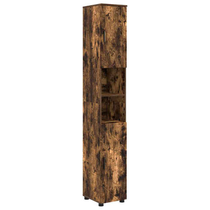 Bathroom Furniture Set 5 pcs Smoked Oak
