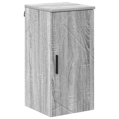 Bathroom Furniture Set with Drawer with Shelf 5 pcs Grey Sonoma