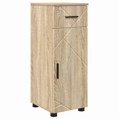 Bathroom Furniture Set with Drawer with Shelf 5 pcs Sonoma Oak