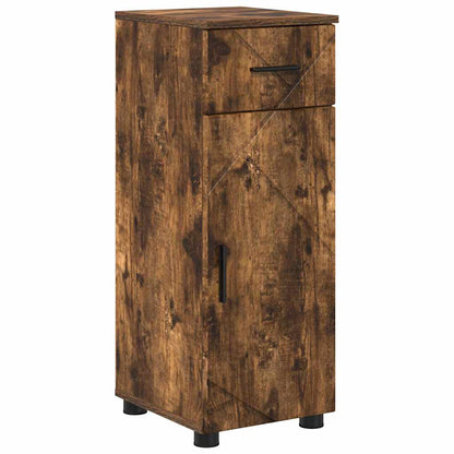 Bathroom Furniture Set 5 pcs Smoked Oak