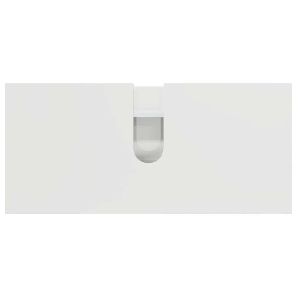 Bathroom Furniture Set with Drawer 4 pcs High Gloss White