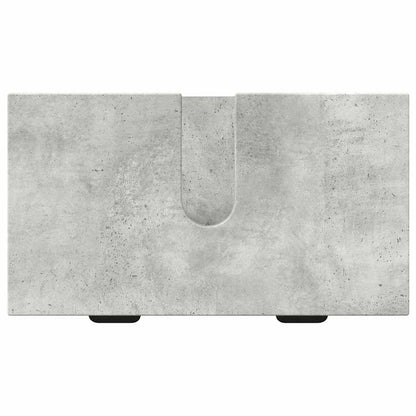 Bathroom Furniture Set with Drawer 2 pcs Concrete Grey