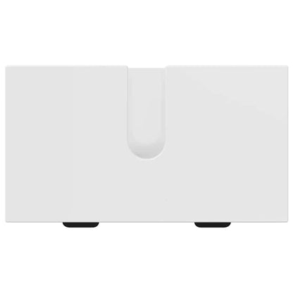 Bathroom Furniture Set with Drawer 2 pcs High Gloss White