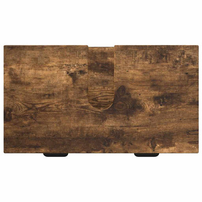Bathroom Furniture Set with Drawer with Shelf 2 pcs Smoked Oak