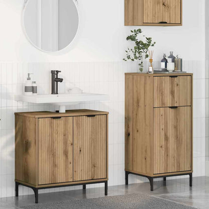Bathroom Furniture Set 2 pcs Artisan Oak