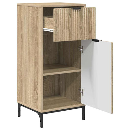 Bathroom Furniture Set 3 pcs Sonoma oak Engineered wood